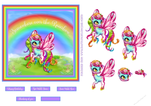 OVER THE RAINBOW 6x6