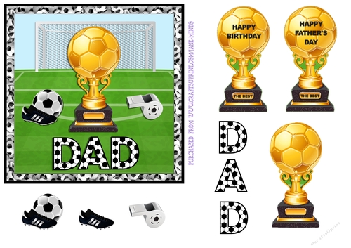 FOOTBALL DAD 6X6