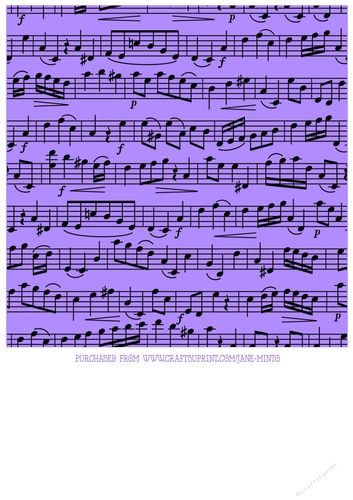 MUSIC PAPER DEEP PURPLE