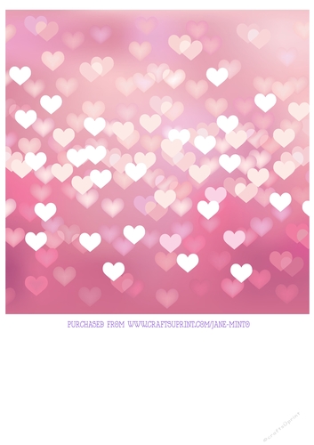 BOKEH HEARTS PINK