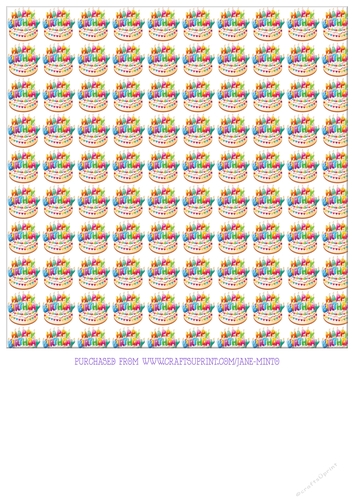 BIRTHDAY CAKES WHITE
