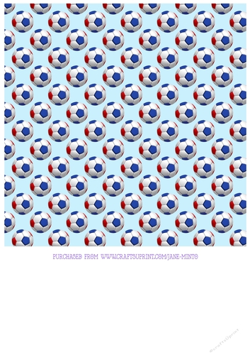 FOOTBALLS RED & BLUE