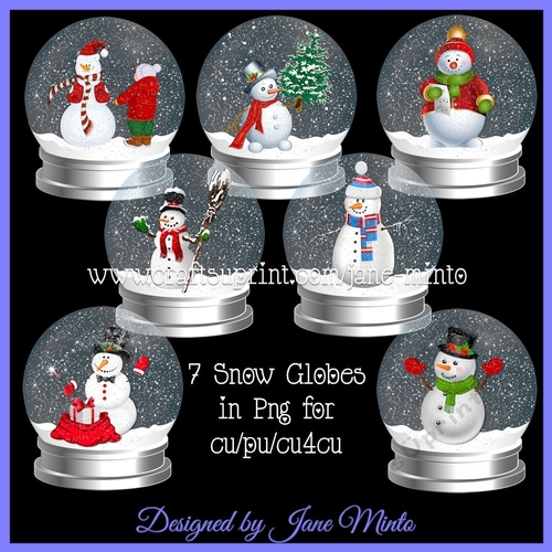 SNOW GLOBES SET 1