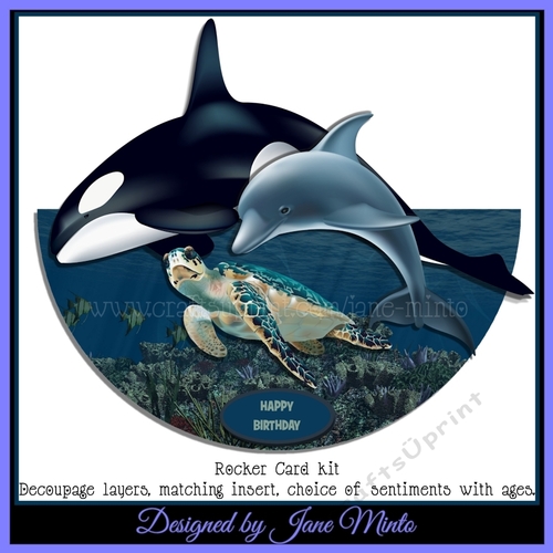 OCEAN FRIENDS ROCKER CARD
