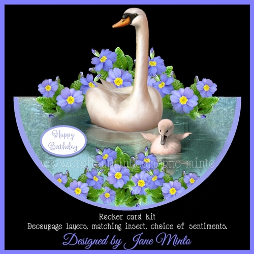 SWANS ROCKER CARD