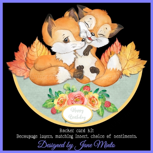 FOX FRIENDS ROCKER CARD