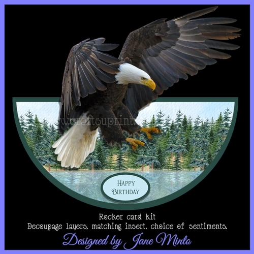 EAGLE ROCKER CARD