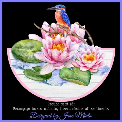 KINGFISHER ROCKER CARD