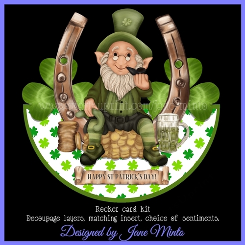 ST PATRICKS DAY ROCKER CARD