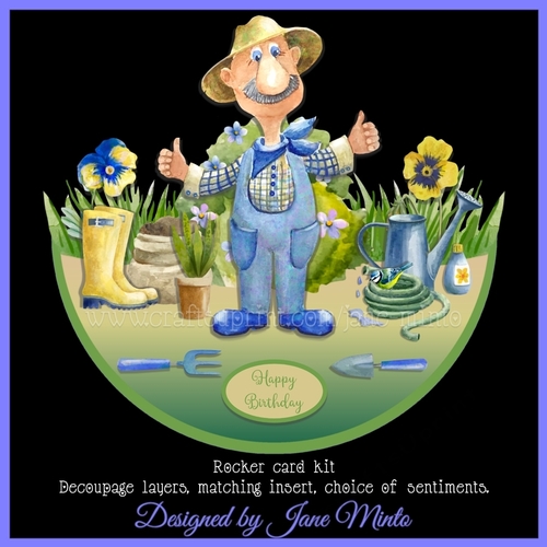 MR GARDENER ROCKER CARD