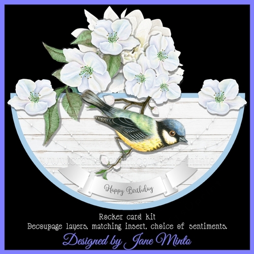 GREAT TIT ROCKER CARD