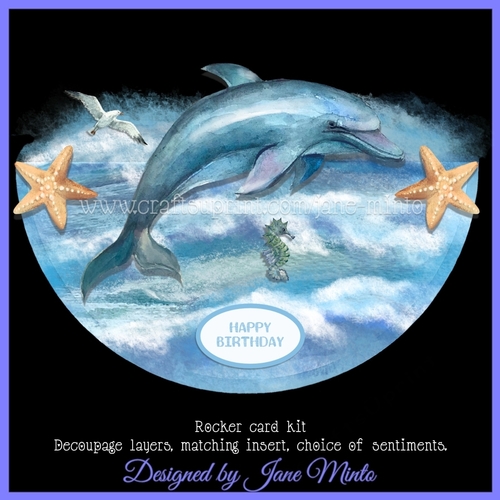 DOLPHIN ROCKER CARD
