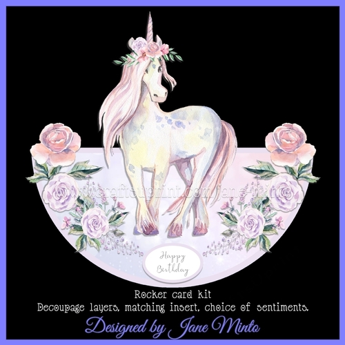 UNICORN ROCKER CARD