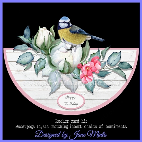 BLUE TIT ROCKER CARD