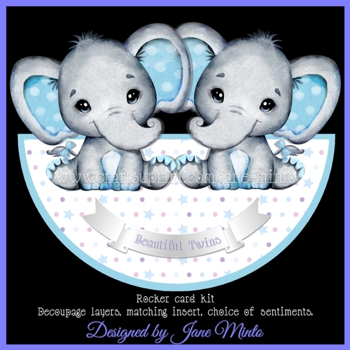 TWIN BOYS ROCKER CARD