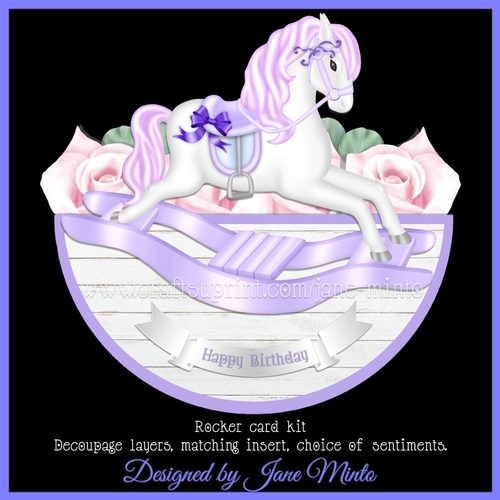 ROCKING HORSE ROCKER CARD