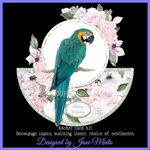 PRETTY BIRD 2 rocker card