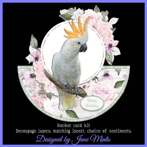 PRETTY BIRD 3 rocker card