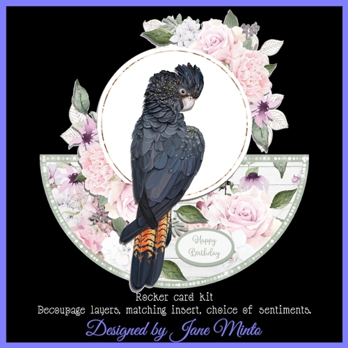 PRETTY BIRD 5 rocker card