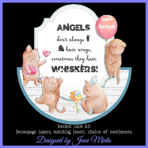 CATS WHISKERS ROCKER CARD 