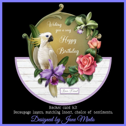 COCKATOO ROCKER CARD