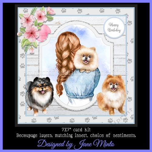 LOVE MY POMERANIAN mini kit