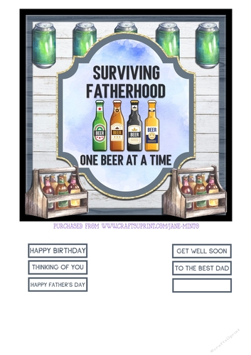 SURVIVING FATHERHOOD quick card