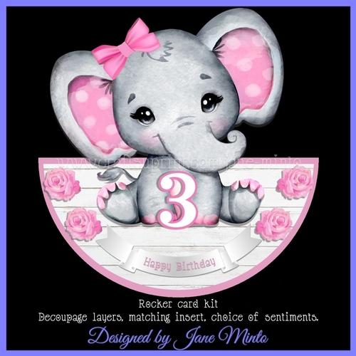 BIRTHDAY ELLIE rocker card