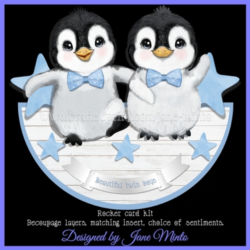 TWIN BOYS rocker card