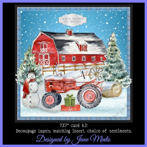 CHRISTMAS TRACTOR MINI KIT