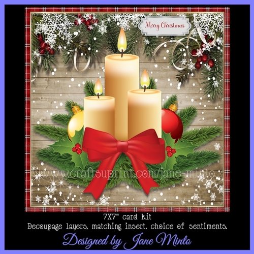 CHRISTMAS CANDLES mini kit