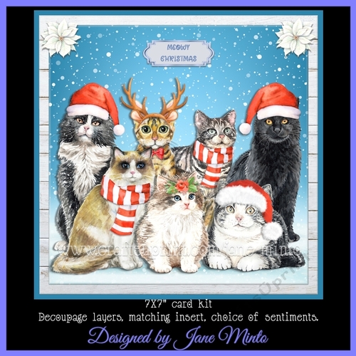 CHRISTMAS CATS mini kit