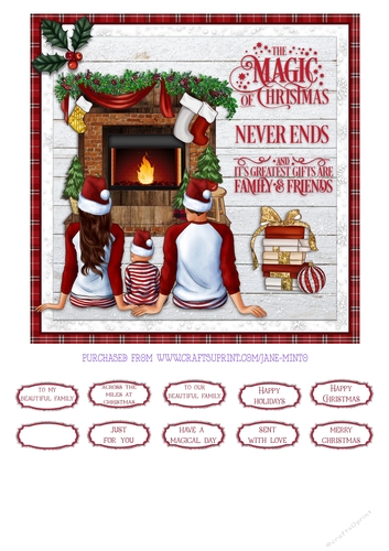 MAGIC OF CHRISTMAS quick card