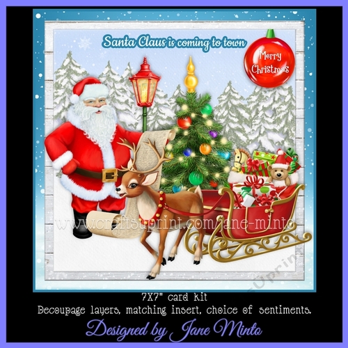 SANTA CLAUS is coming to town MINI KIT