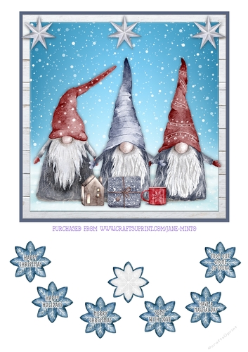 THREE WISE MEN quick card