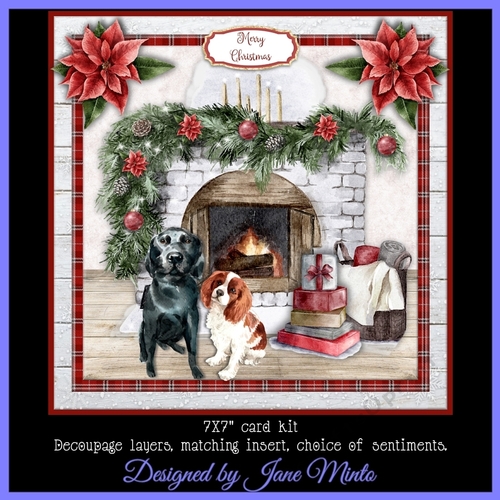 CHRISTMAS DOGS - LABRADOR & SPANIEL