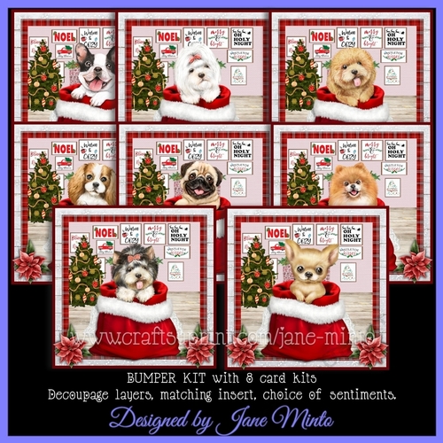 CHRISTMAS PUPPIES bumper kit