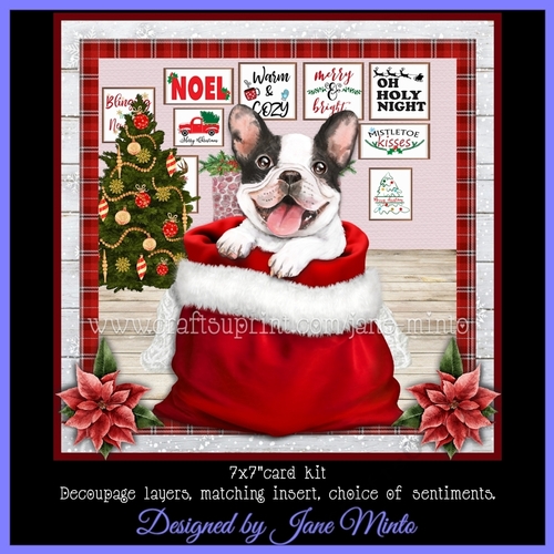 CHRISTMAS FRENCHIE mini kit