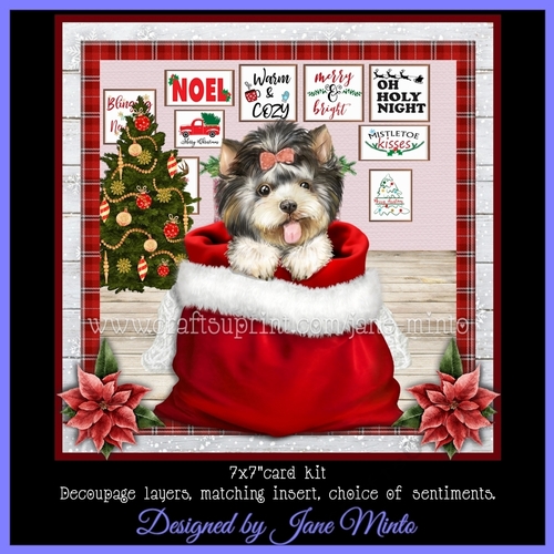 CHRISTMAS YORKIE mini kit