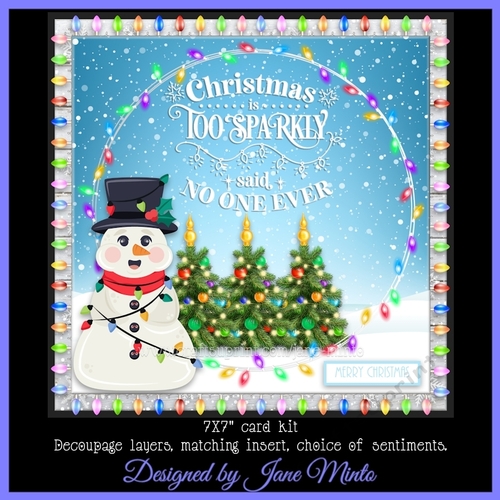 CHRISTMAS IS TOO SPARKLY
