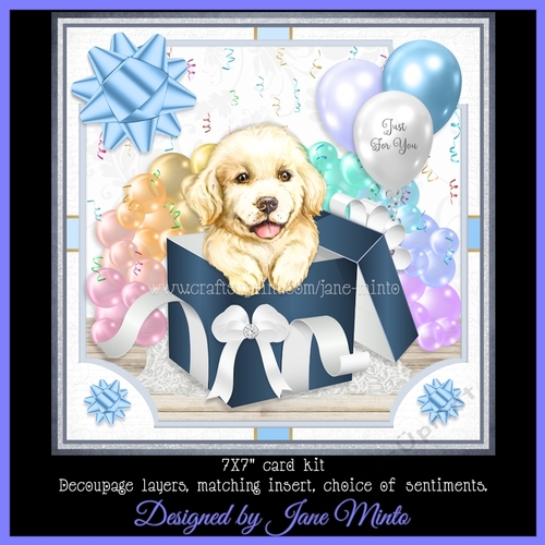 GIFT BOX GOLDEN RETRIEVER