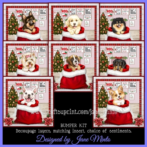 CHRISTMAS PUPPIES bumper kit 2