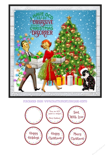 OBSESSIVE CHRISTMAS DISORDER - quick card
