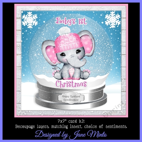 BABYS FIRST CHRISTMAS - PINK