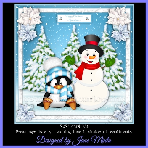 SNOW FRIENDS blue mini kit