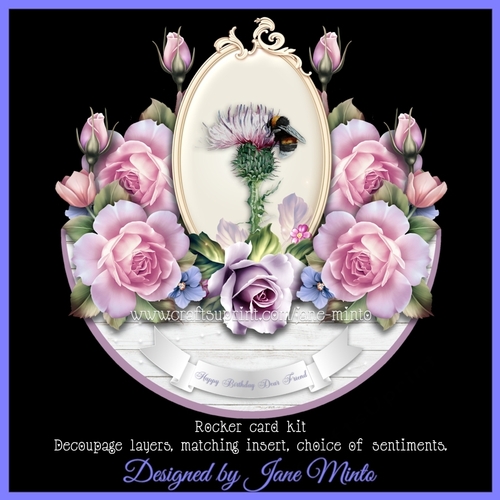 BEAUTIFUL BEE rocker card