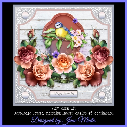 AUTUMN ROSES mini kit