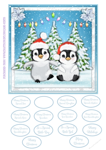 HAPPY PENGUINS quick card
