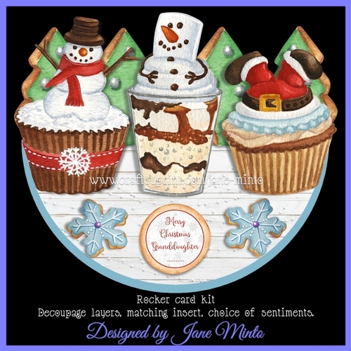 TASTY TREATS AT CHRISTMAS rocker card