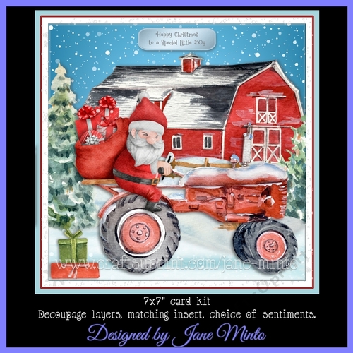 CHRISTMAS TRACTOR